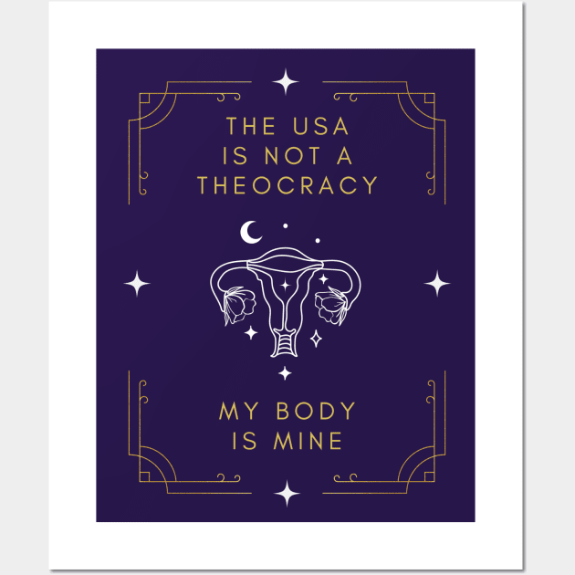 Not a Theocracy Wall Art by Threadcraftian